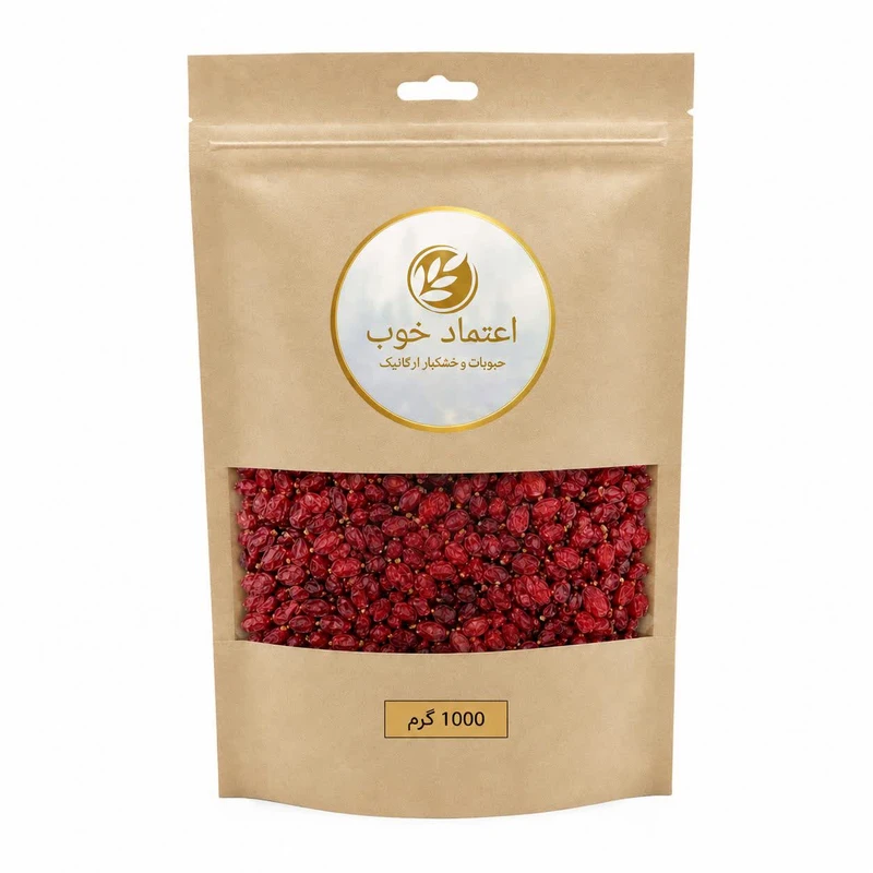 زرشک پفکی اعتماد خوب - 1000 گرم