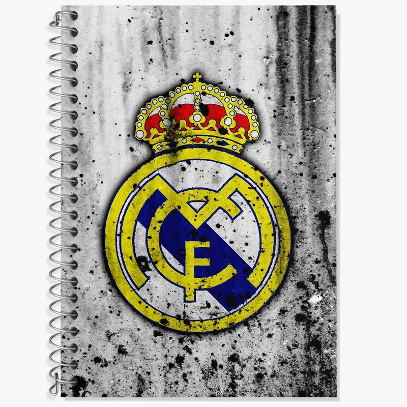 دفتر لغت 50 برگ خندالو مدل باشگاه رئال مادرید کد 26333