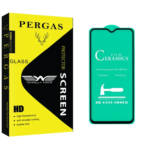 محافظ صفحه نمایش سرامیکی وایلی نایس مدل Pergas Glass مناسب برای گوشی موبایل سامسونگ Galaxy A50