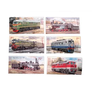 تمبر یادگاری مدل قطار مسافربری کد DS2481 مجموعه 6 عددی