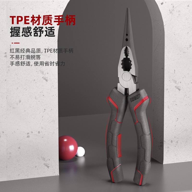 انبر دم باریک دلی مدل DL0103 سایز 6 اینچ