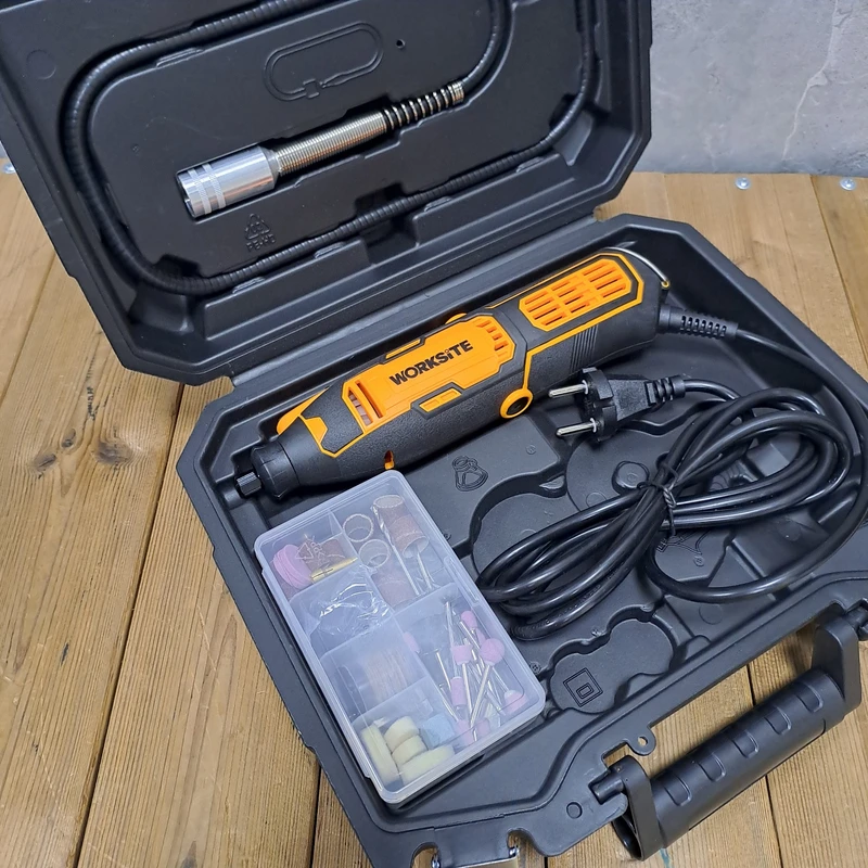 عکس شماره 4 : فرز انگشتی دیمردار 3.2 میلمتری 130 وات ورک سایت مدل 130w مجموعه 100 عددی