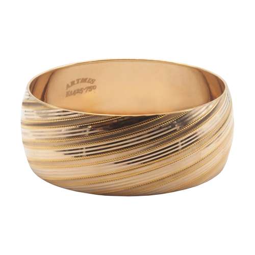 النگو طلا 18 عیار زنانه سهی مدل VB72-2 سایز 2