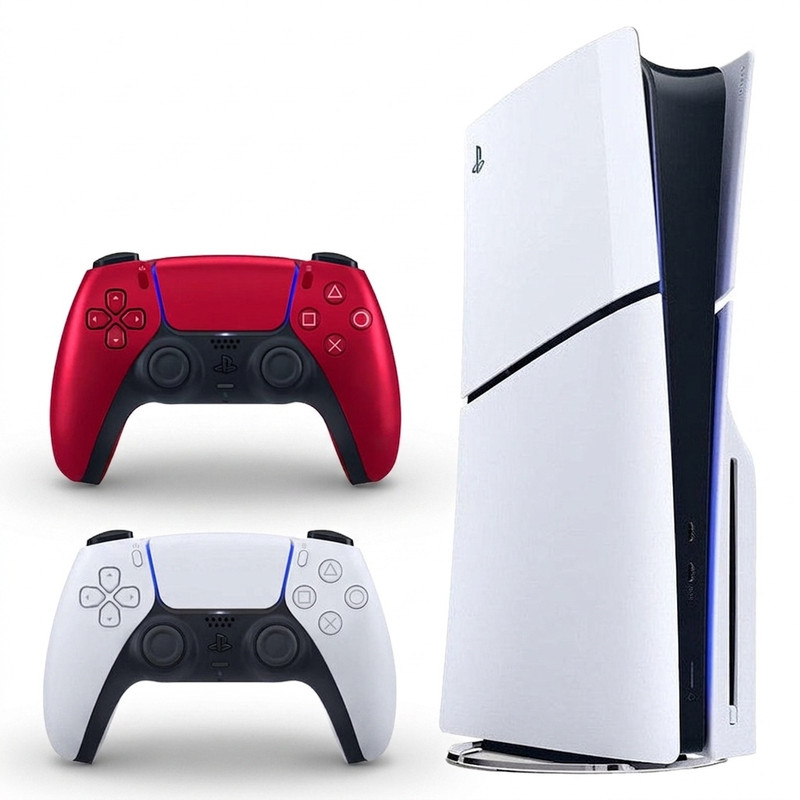 کنسول بازی سونی مدل PlayStation 5 Slim ظرفیت یک ترابایت ریجن 2016A اروپا به همراه دسته اضافی کنسول بازی سونی مدل PlayStation 5 Slim ظرفیت یک ترابایت ریجن 2016A اروپا به همراه دسته اضافی