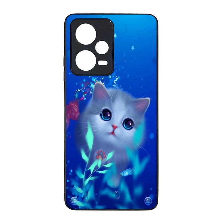 کاور طرح گربه مناسب برای گوشی موبایل شیائومی redmi note 12 pro 5g