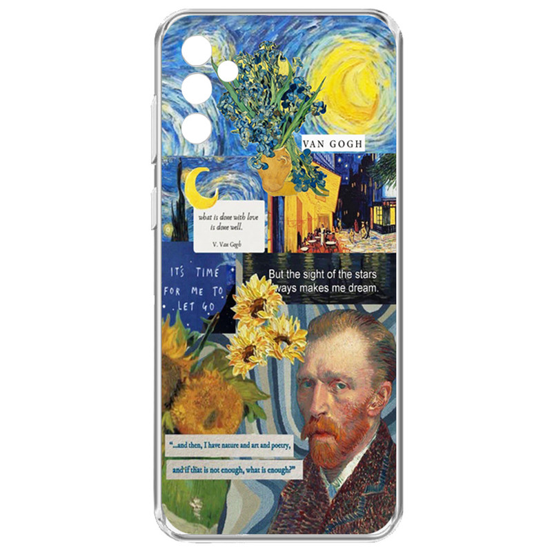 کاور طرح Van Gogh مناسب برای گوشی موبایل سامسونگ Galaxy A14