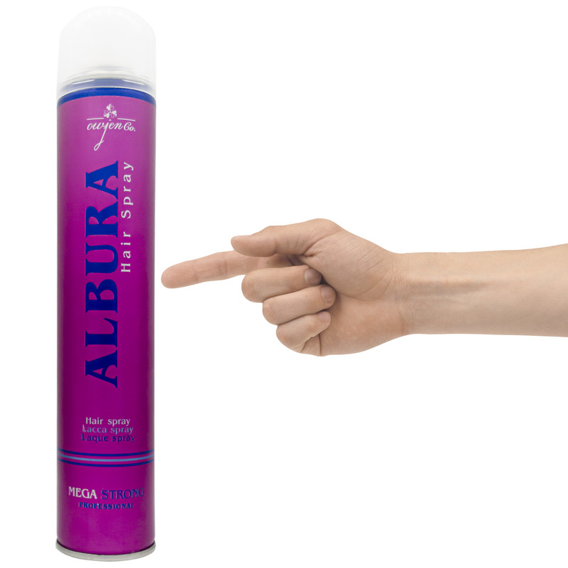 اسپری حالت دهنده مو آلبورا مدل Mega Strong حجم 500 میلی لیتر مجموعه 3 عددی