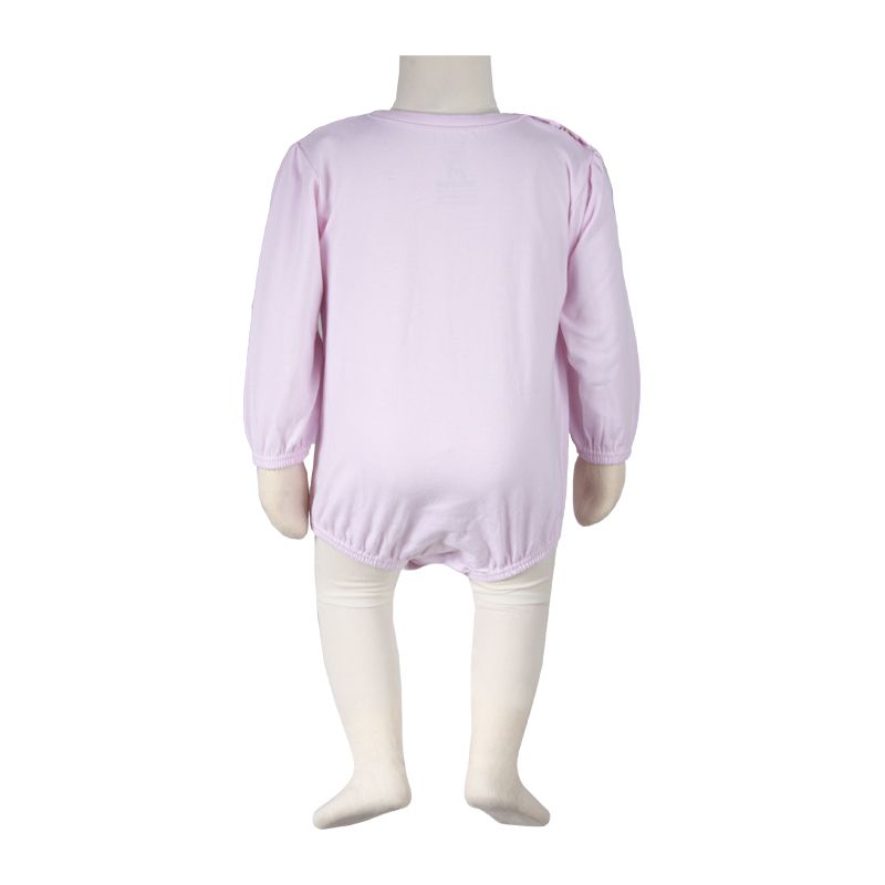 بادی آستین بلند نوزادی آدمک کد 179291 رنگ صورتی - - 4