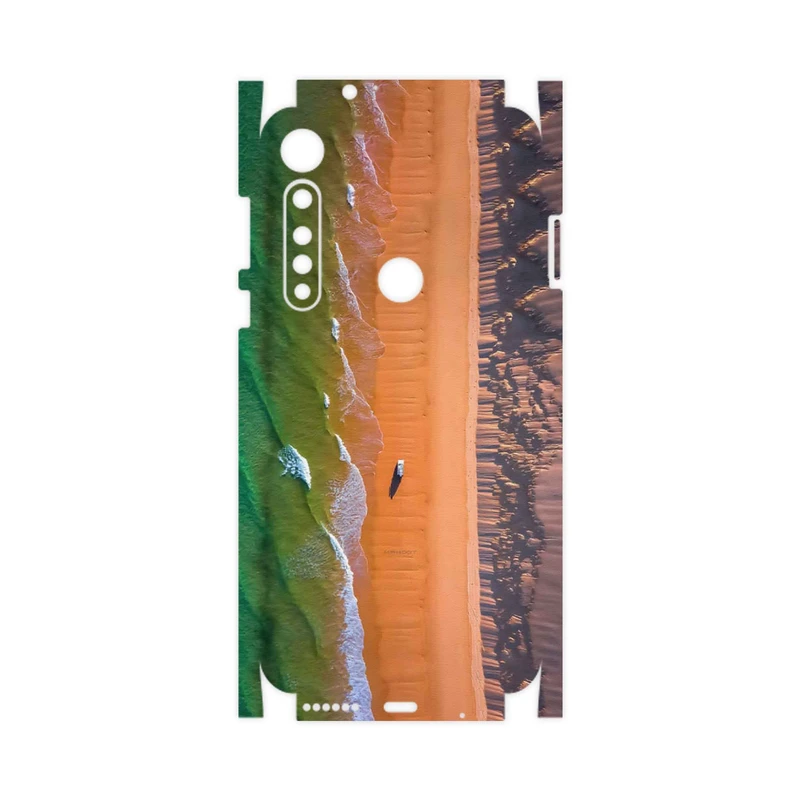 برچسب پوششی ماهوت مدل Beach and Green Sea-FullSkin مناسب برای گوشی موبایل موتورولا One Vision Plus
