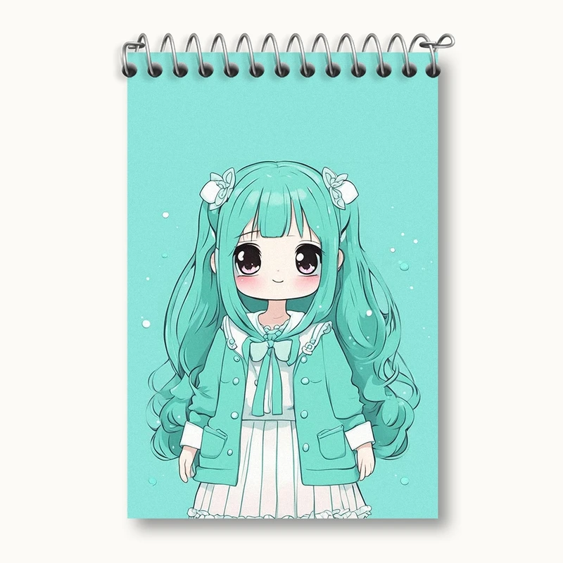 دفتر یادداشت 50 برگ خندالو مدل دخترانه کد F2760