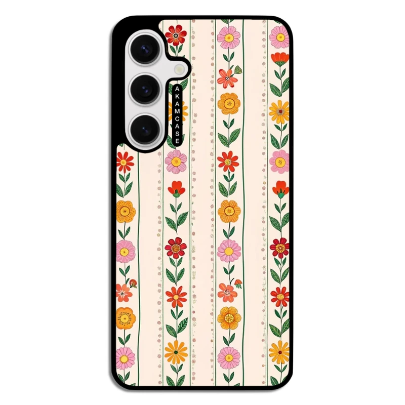 کاور آکام مدل AMC-WSGS24-FLOWERS-30 مناسب برای گوشی موبایل سامسونگ Galaxy S24