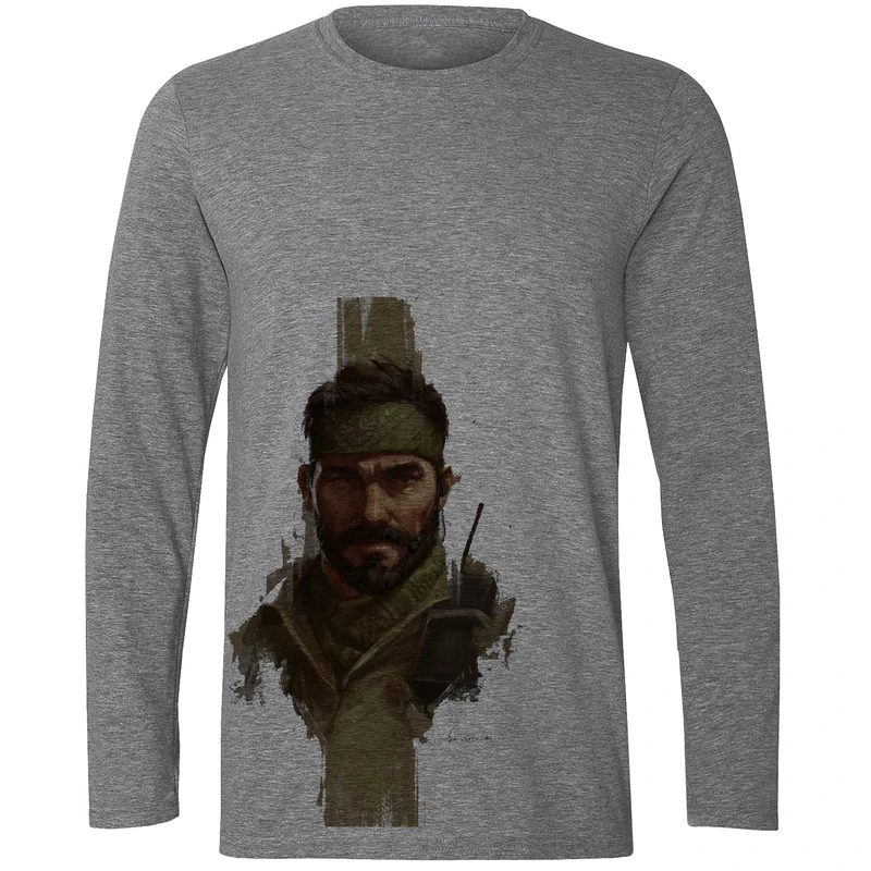 تی شرت آستین بلند مردانه مدل فرمانده W274