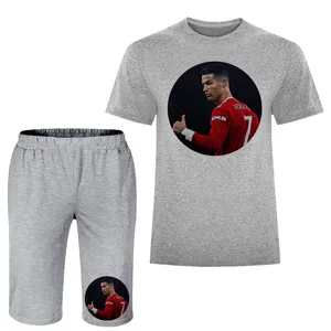 ست تی شرت و شلوارک مردانه مدل رونالدو A253