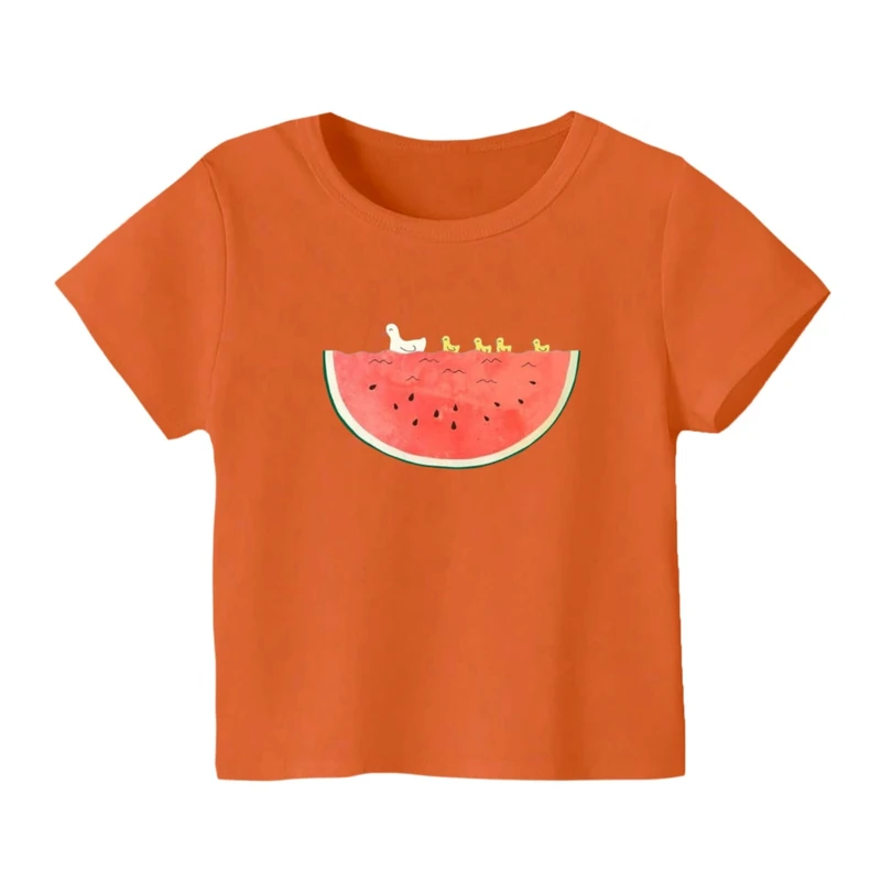 تی شرت آستین کوتاه بچگانه مدل هندوانه یلدایی کد 38