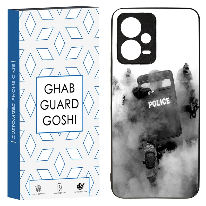 کاور قاب گارد گوشی طرح police کد TPU-136 مناسب برای گوشی موبایل شیائومی Redmi Note 12 5G / Poco X5 5G