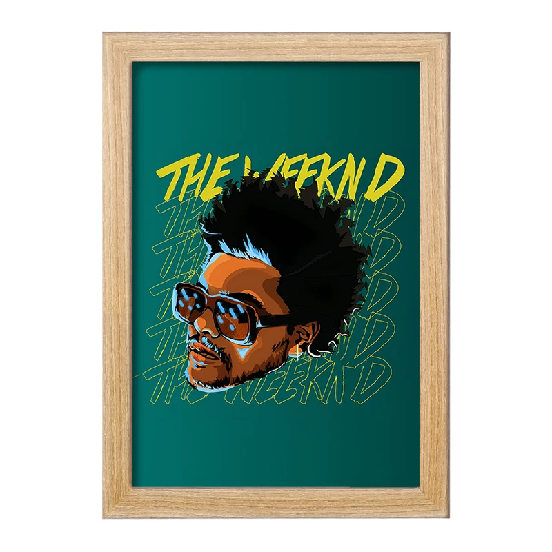 تابلو خندالو مدل ویکند (ِthe weeknd) کد F4643