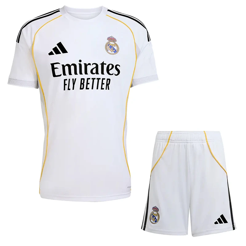 ست تی‌شرت و شلوارک ورزشی پسرانه مدل رئال مادرید 2026