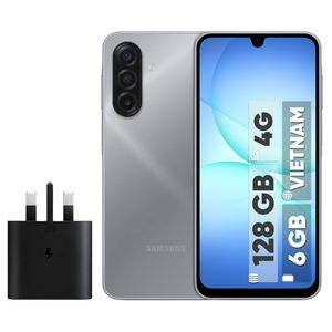 گوشی موبایل سامسونگ مدل Galaxy A17 4G دو سیم کارت ظرفیت 128 گیگابایت و رم 6 گیگابایت - ویتنام - به همراه شارژر 25 وات سامسونگ
