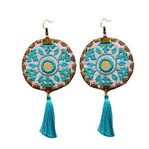 گوشواره سوزن دوزی کد A119
