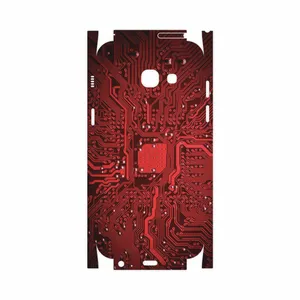 MAHOOT Red Printed Circuit Board-FullSkin Cover Sticker for Samsung Galaxy A3 2017