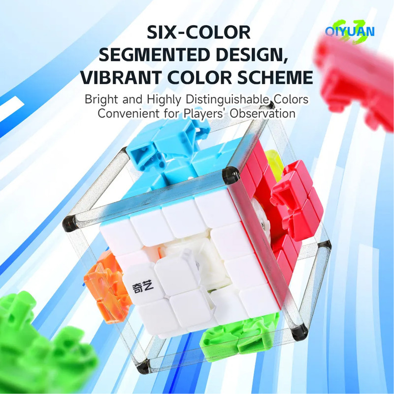 مکعب روبیک چی ای مدل کای وای کای یوان اس 3 4×4 QY QiYuan S3