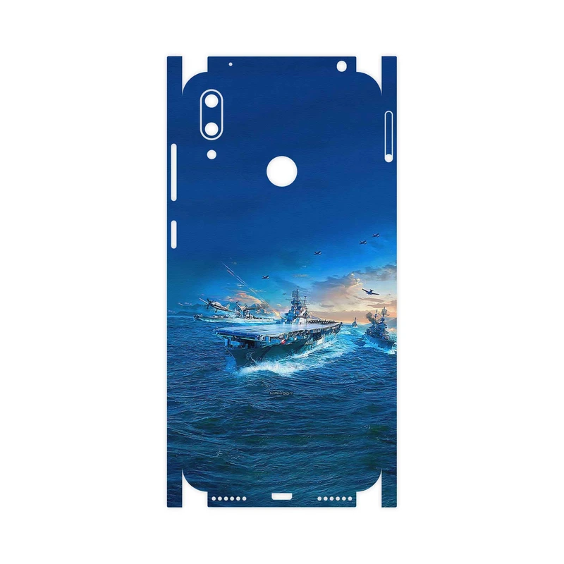 برچسب پوششی ماهوت مدل Warship-FullSkin مناسب برای گوشی موبایل هوآوی Y7 Prime 2019