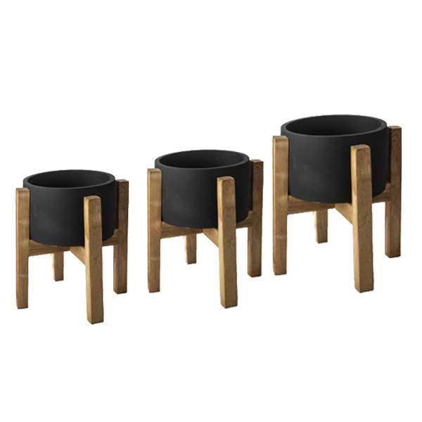 گلدان دکوسیتی کد DCO48R مجموعه 3عددی