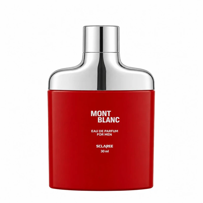 عطر جیبی مردانه اسکلاره مدل Mont Blanc با رایحه گرم و چوبی حجم 30 میلی لیتر