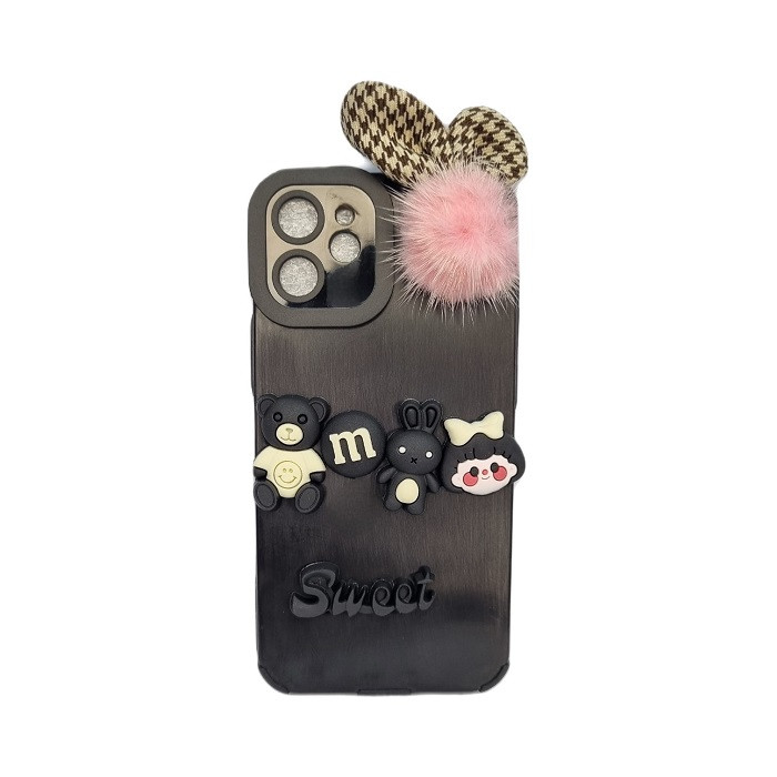 کاور طرح عروسکی برجسته مدل sweet مناسب برای گوشی موبایل اپل iphone 12 mini