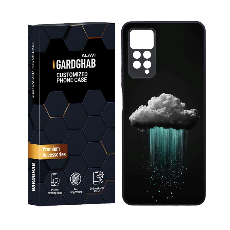 کاور گارد قاب علوی مدل دورژله ای هنری مناسب برای گوشی موبایل شیائومی Redmi Note 12 Pro 4G