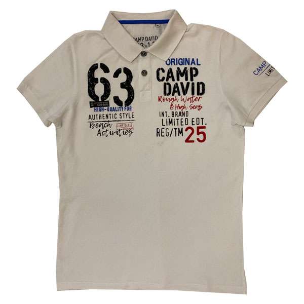 پولوشرت آستین کوتاه مردانه کمپ دیوید مدل moj_0128455