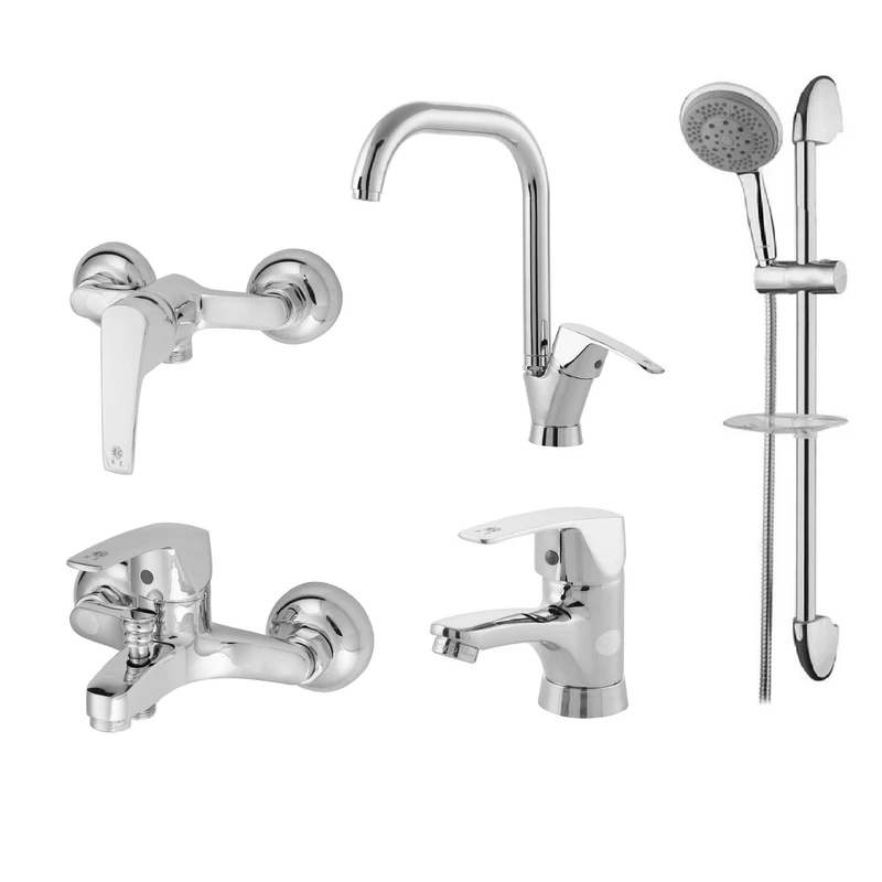 ست شیرآلات ترنم مدل دیانا K2 مجموعه 5 عددی