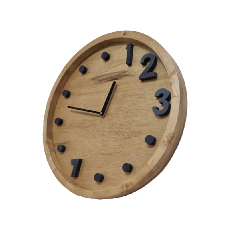 عکس شماره 3 : ساعت دیواری چوبی مدل ارغوان