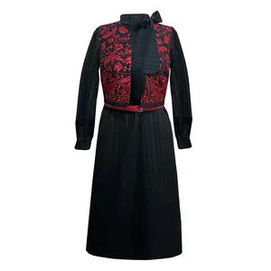 ست جلیقه و پیراهن زنانه مدل یلدا