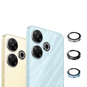 محافظ لنز دوربین فلزی مدل Lenzzo محافظ لنز مناسب برای گوشی موبایل شیائومی Redmi 13X