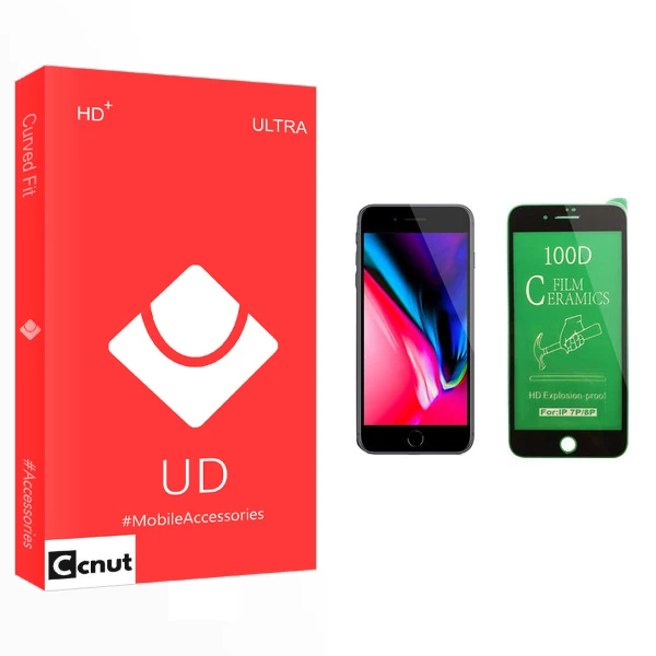 محافظ صفحه نمایش سرامیکی کوکونات مدل UD مناسب برای گوشی موبایل اپل iPhone 7 Plus