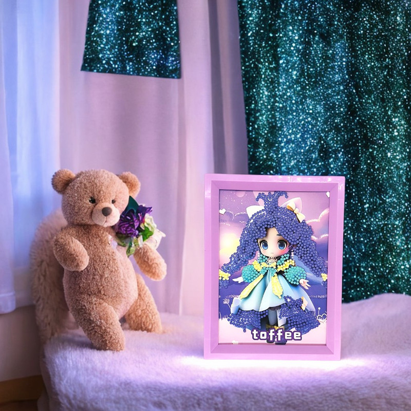 بازی آموزشی مدل نقاشی الماسی فانتزی طرح تافی