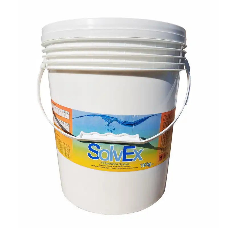 پودر کلر مدل سولوکس 100 درصد حلال وزن 18 کیلوگرم