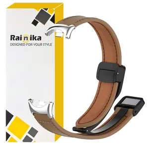 بند رینیکا مدل 10-9-8 Leather MI مناسب برای مچ بند هوشمند شیائومی 10 / 9 / 8 Mi Band