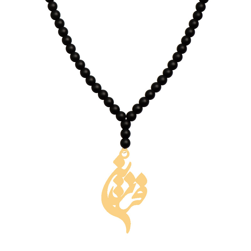 گردنبند طلا 18 عیار زنانه کرابو طرح فرزین مدل Kr71305