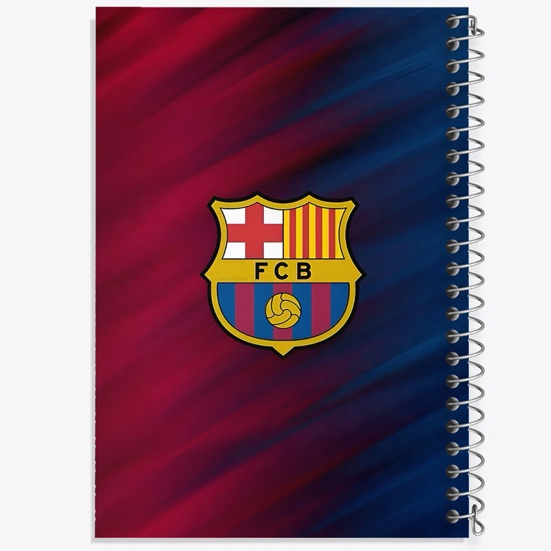 دفتر مشق 50 برگ خندالو طرح بارسلونا (Barcelona) کد F6905