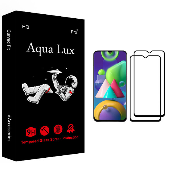 محافظ صفحه نمایش آکوا لاکس مدل +Pro مناسب برای گوشی موبایل سامسونگ Galaxy M21 بسته دو عددی