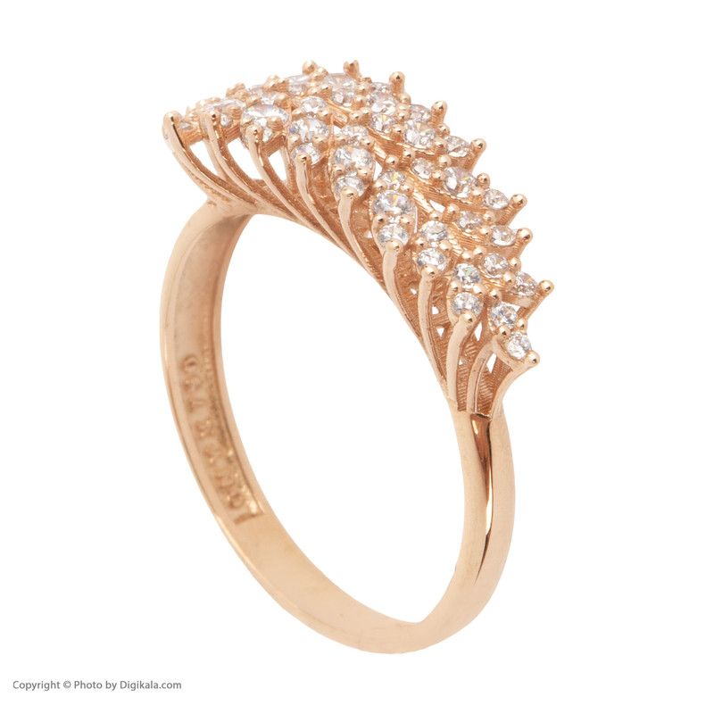 انگشتر طلا 18 عیار زنانه مایا ماهک مدل MR0360 طرح برگ زیتون انگشتر طلا 18 عیار زنانه مایا ماهک مدل MR0360 طرح برگ زیتون