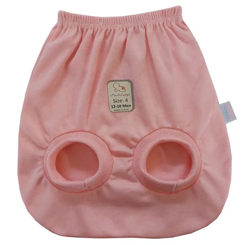 شورت نوزادی مدل عینکی کد GH114 رنگ صورتی