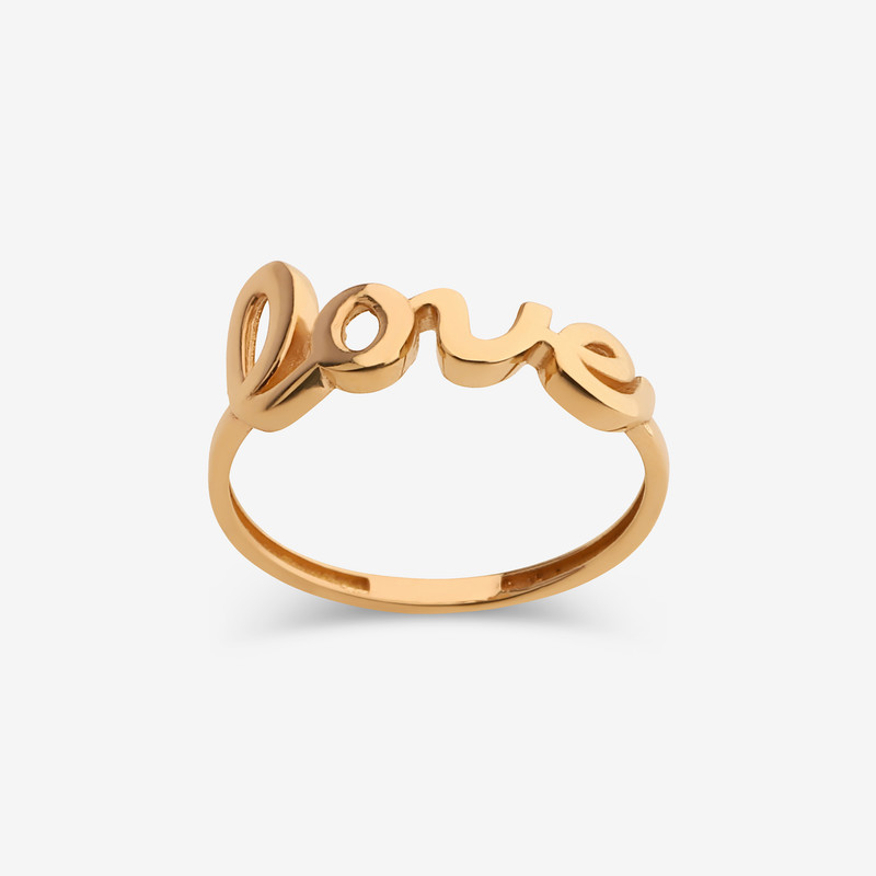 انگشتر طلا 18 عیار زنانه میو گلد مدل DG-R106 سایز 56