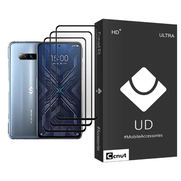 محافظ صفحه نمایش کوکونات مدل UDB Ultra MIX003 مناسب برای گوشی موبایل شیائومی Black Shark 4 بسته سه عددی
