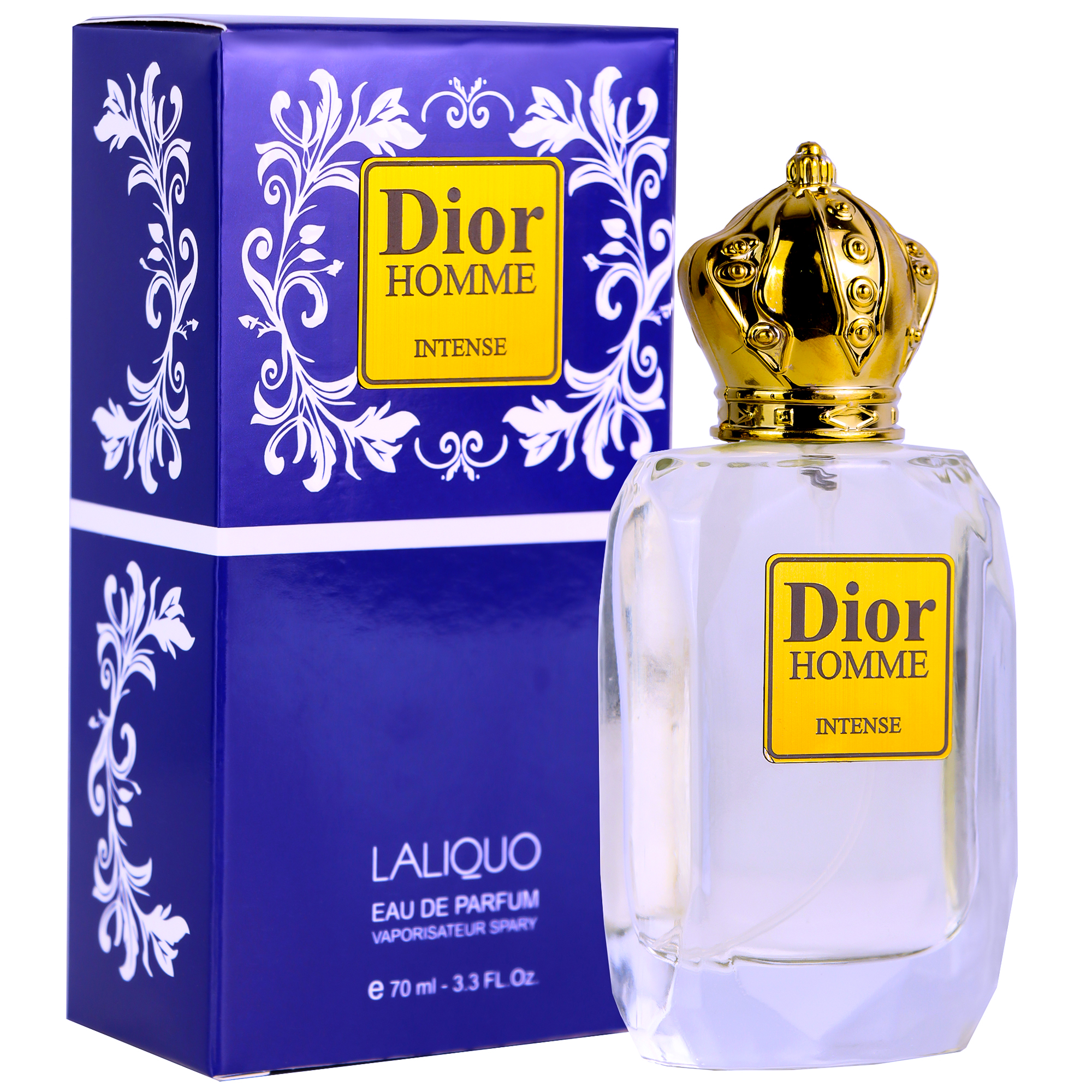 ادو پرفیوم مردانه لالیکو مدل Dior Intense با رایحه تلخ حجم 70 میلی لیتر