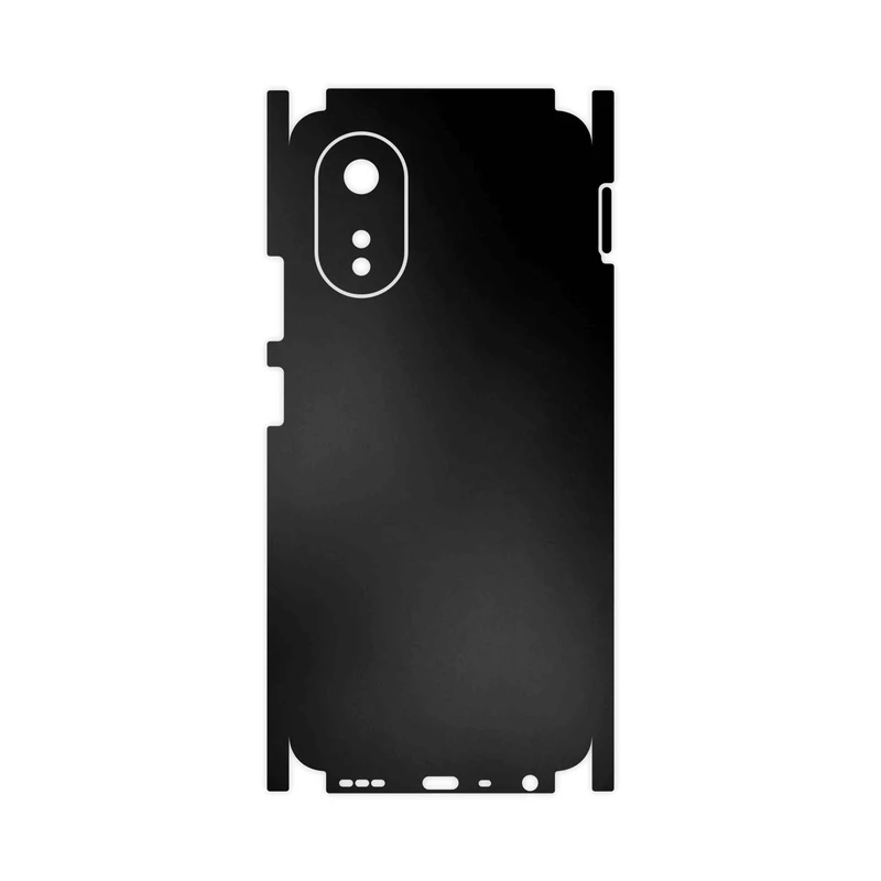 برچسب پوششی ماهوت مدل Matte-Black-FullSkin مناسب برای گوشی موبایل اپو A38