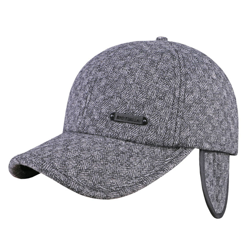 کلاه کپ مردانه مدل زمستانه طرح نقاب دار گوشدار