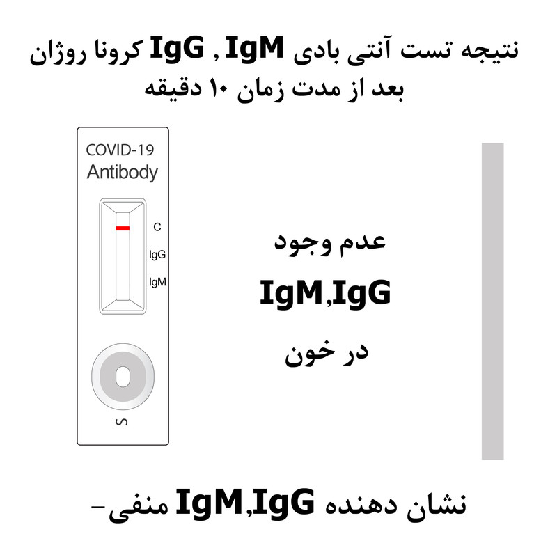 تست سریع آنتی بادی مدل IgG IgM بسته 10 عددی تست سریع آنتی بادی مدل IgG IgM بسته 10 عددی
